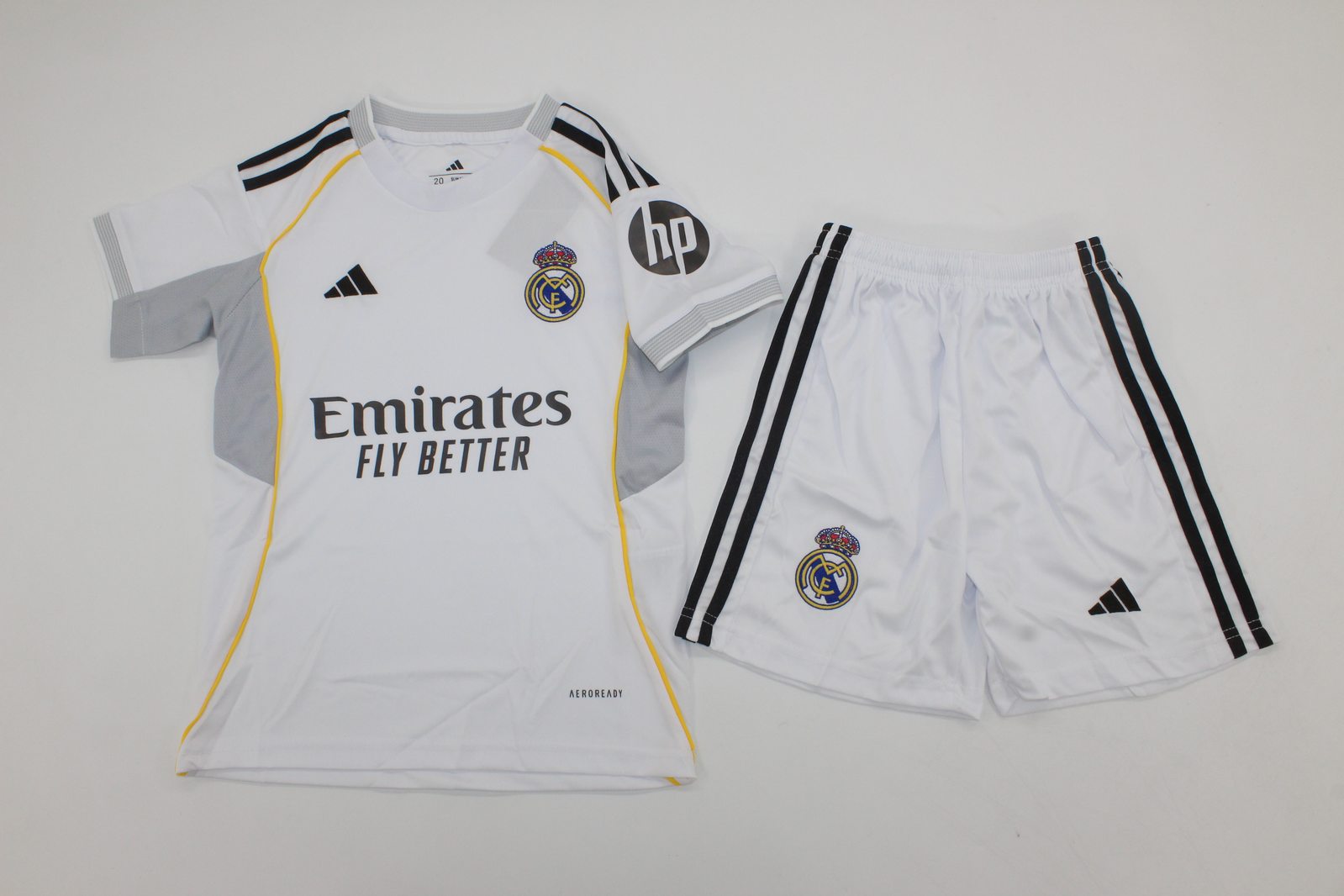 Kids-Real Madrid 25/26 Home Soccer Jersey